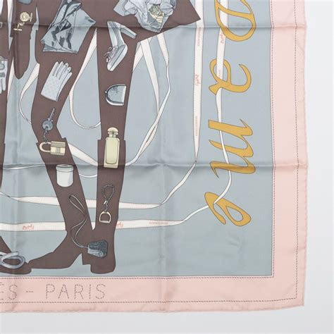 hermes monsieur et madame|Hermes Monsieur et Madame Silk scarf in Navy at 1stDibs.